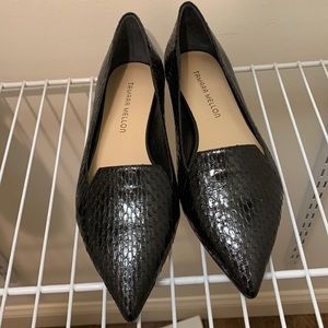 Tamara Mellon black pointed toe shoe